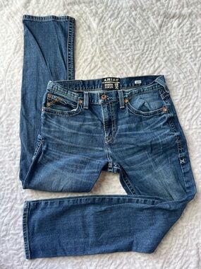 Ariat Men’s  Blue Modern Slim Leg Jeans 34x32